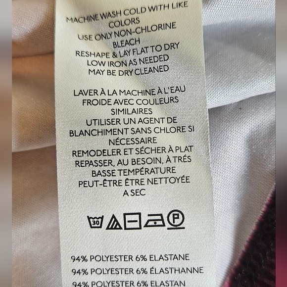 Anthropologie Maeve Velvet Babydoll Top Red Pink Puff Sleeve Large - Picture 7 of 7